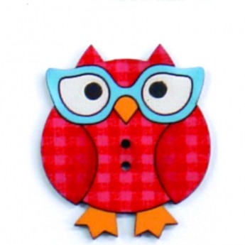 Декоративные пуговицы Сова AURORA AU-B4540